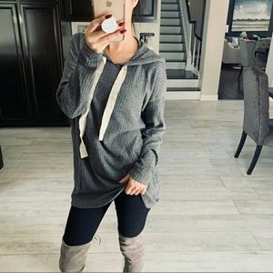 PURR Grey Sweater Reposh